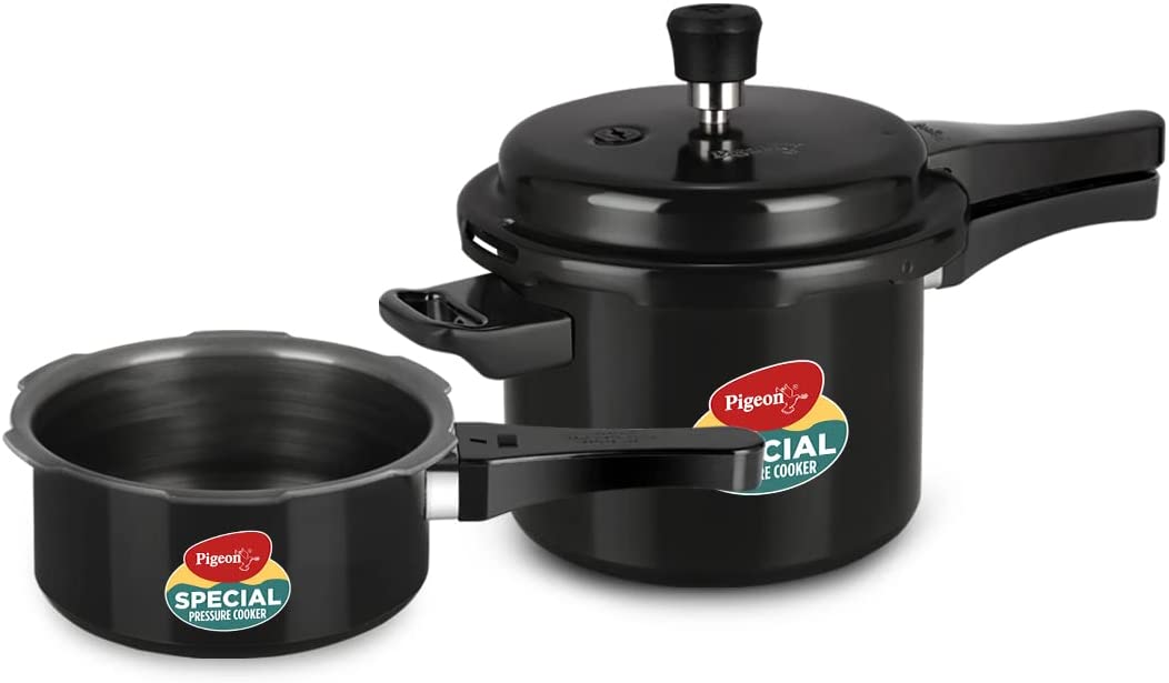 Hard anodised pressure cooker 3 online litre