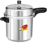 Pigeon - Deluxe Aluminum Outer Lid Stovetop Pressure Cooker - Cook delicious food in less time: soups, rice, legumes, and more - 10 Liters