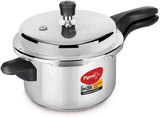 Pigeon Pressure Cooker - 5 Liters - Inox Stainless Steel Outer Lid Stovetop & Induction Base - Cook delicious food in less time: soups, rice, legumes, and more