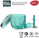 Pigeon Vegetable Chopper | Handy and Compact Manual Food Chopper with Stainless Steel Blades | 0.9 Liters |Large Hand Powered| Onion Chopper | Vegetable Cutter | Veggie chopper | Pull Chopper