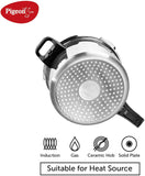 Pigeon Pressure Cooker - 5 Liters - Inox Stainless Steel Outer Lid Stovetop & Induction Base - Cook delicious food in less time: soups, rice, legumes, and more