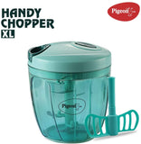 Pigeon Vegetable Chopper | Handy and Compact Manual Food Chopper with Stainless Steel Blades | 0.9 Liters |Large Hand Powered| Onion Chopper | Vegetable Cutter | Veggie chopper | Pull Chopper