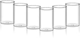 Borosil Vision Classic Medium Premium - Clear Lightweight & Durable Drinkware, Odor Resistant, Dishwasher Safe - for Water, Juice, Beer, Wine, and Cocktails |10 Ounce Cups | 295 ML [Set of 6]