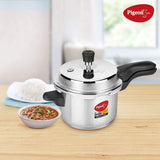 Pigeon - Inox Stainless Steel Outer Lid Induction Base Pressure Cooker - Cook delicious food in less time: soups, rice, legumes, and more - 3 Liter